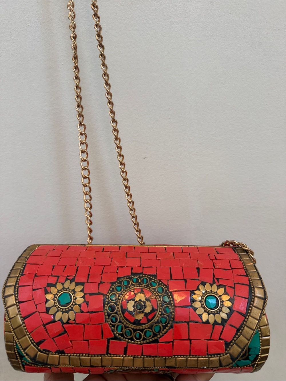 Antik Kraft Amoli clutch handmade  women cross body bag